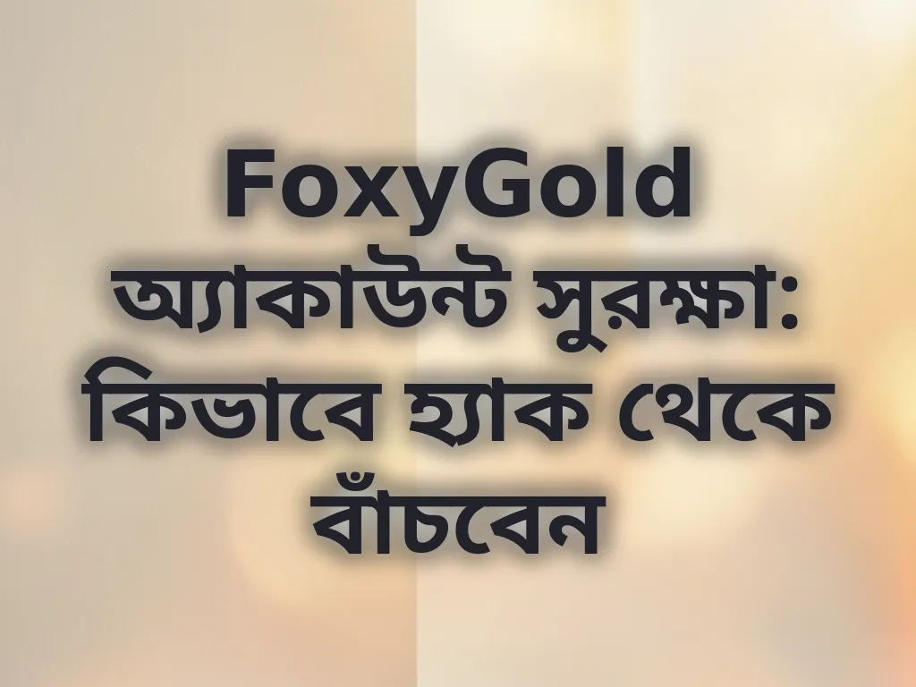 অ্যাকাউন্ট সুরক্ষা